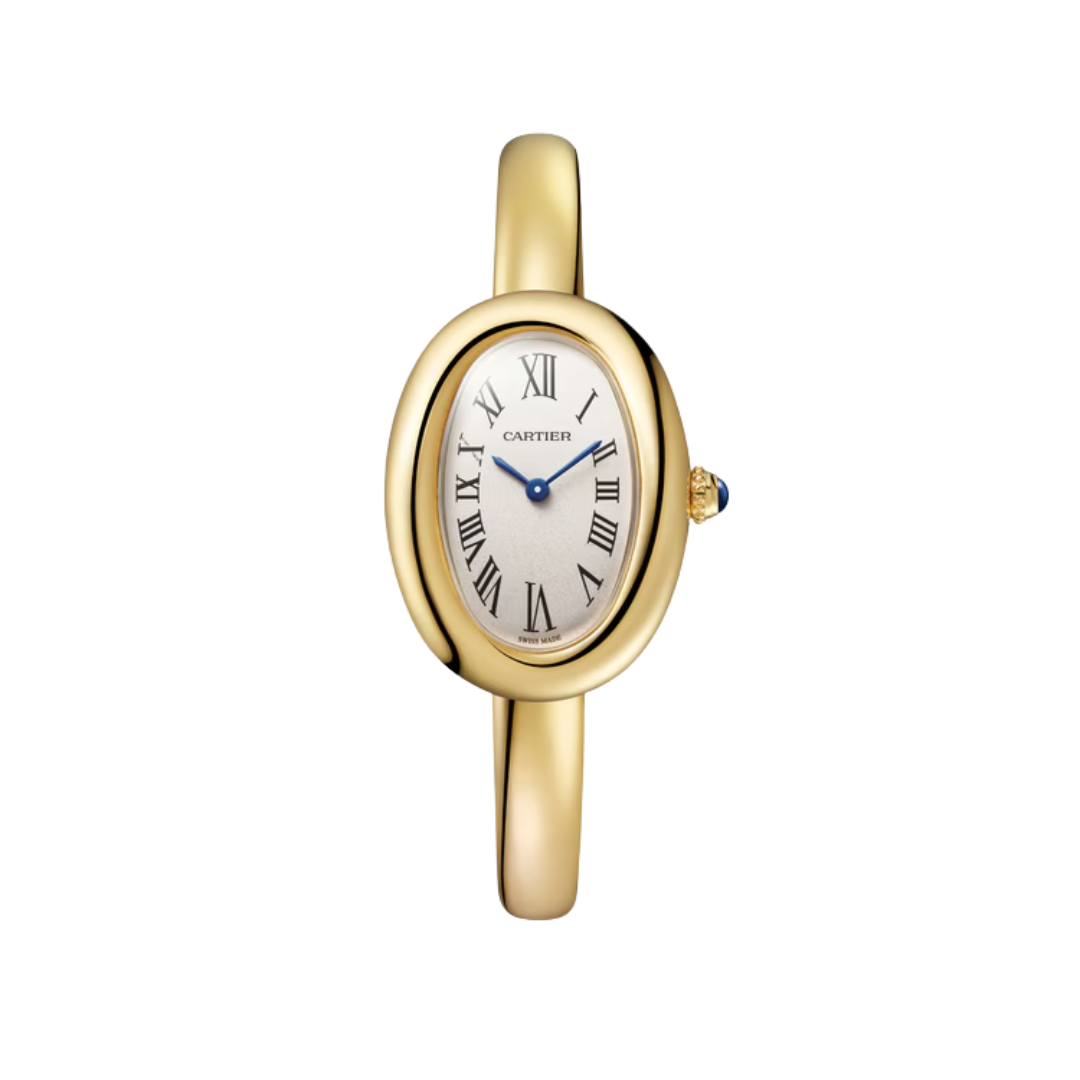 Đồng Hồ Cartier Baignoire Yellow Gold Silver Dial 23.1mm WGBA0025