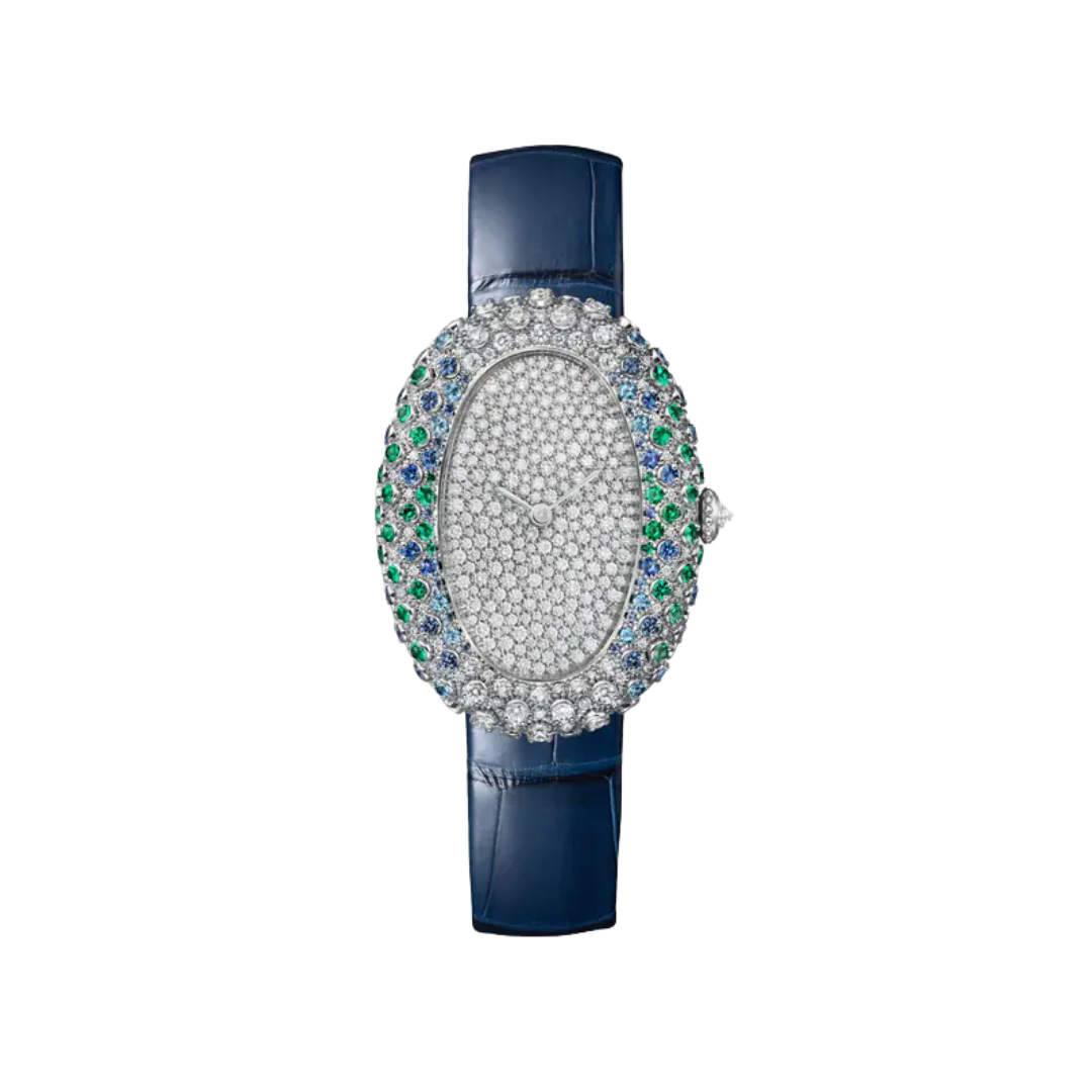 Đồng Hồ Cartier Baignoire White Gold Diamond Dial 26mm WJBA0060