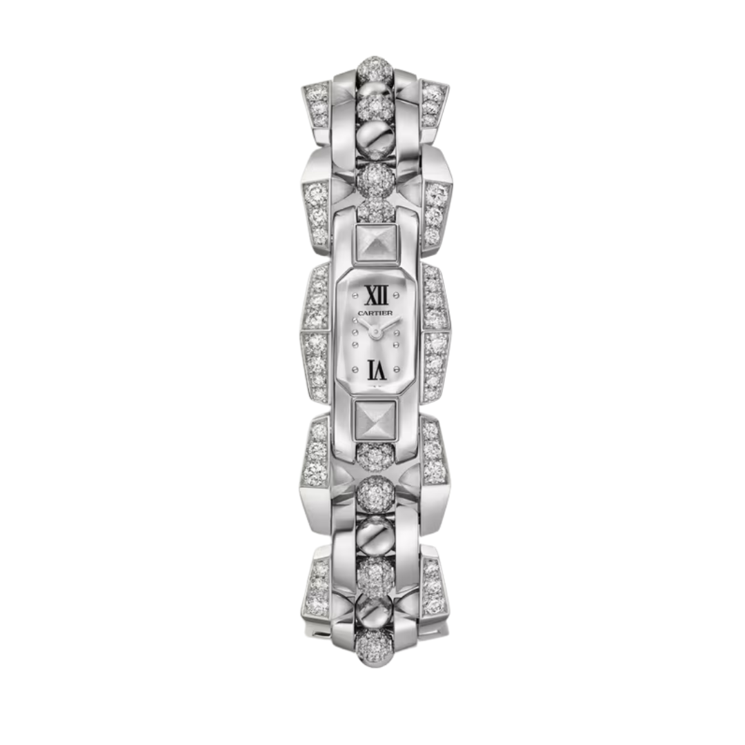 Đồng Hồ Cartier Clash [Un]limited White Gold Silver Dial 18.4mm WJMB0002