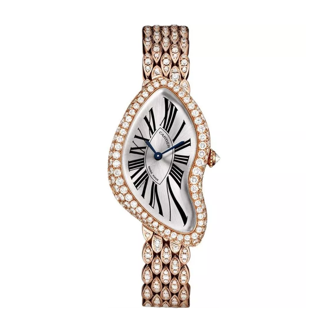 Đồng Hồ Cartier Crash Yellow Gold Diamonds 25.5mm HPI00653