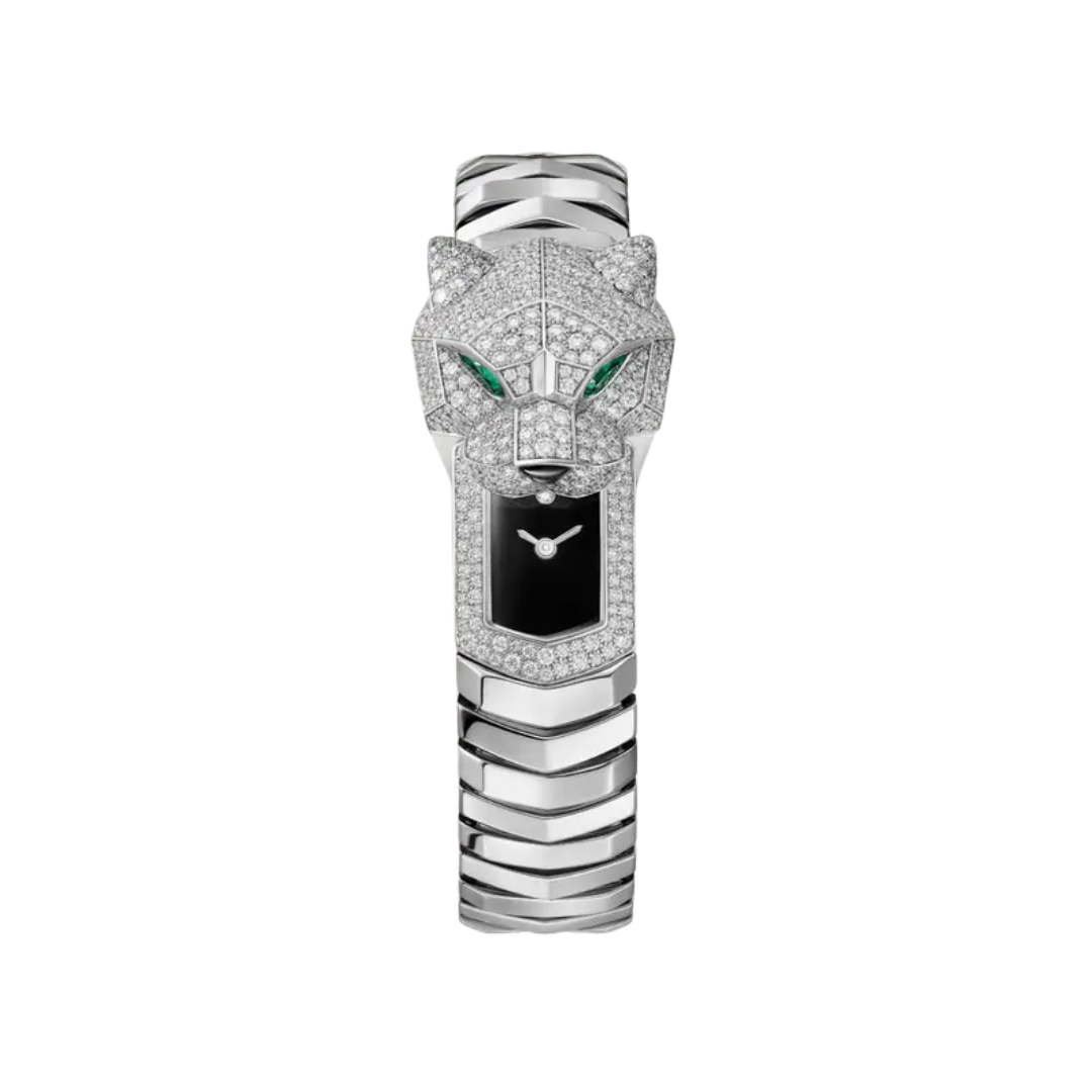 Đồng Hồ Cartier La Panthère De Cartier White Gold Black Dial 15.2mm HPI01741