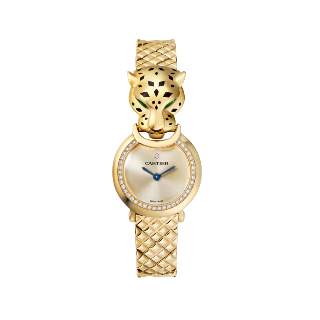 Đồng Hồ Cartier La Panthère De Cartier Yellow Gold Golden Dial 25.4 mm HPI01725