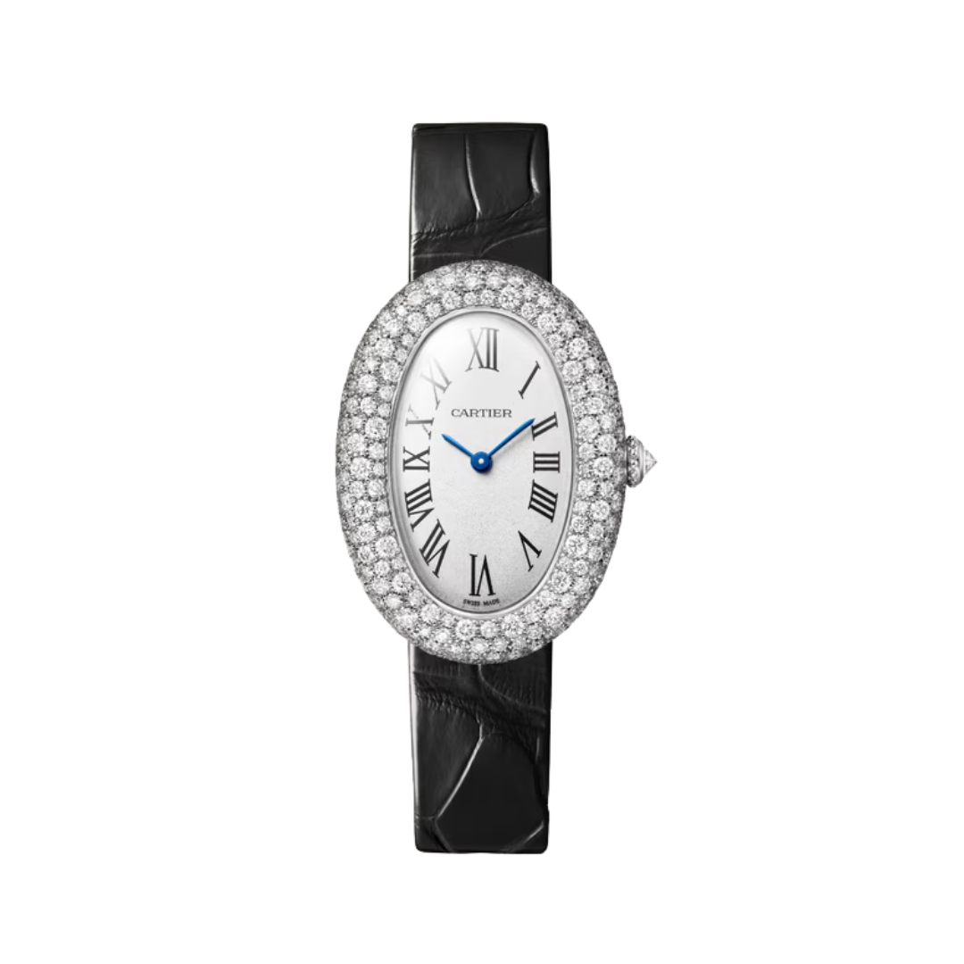 Đồng Hồ Cartier Baignoire White Gold Silver Dial 26mm WJBA0046