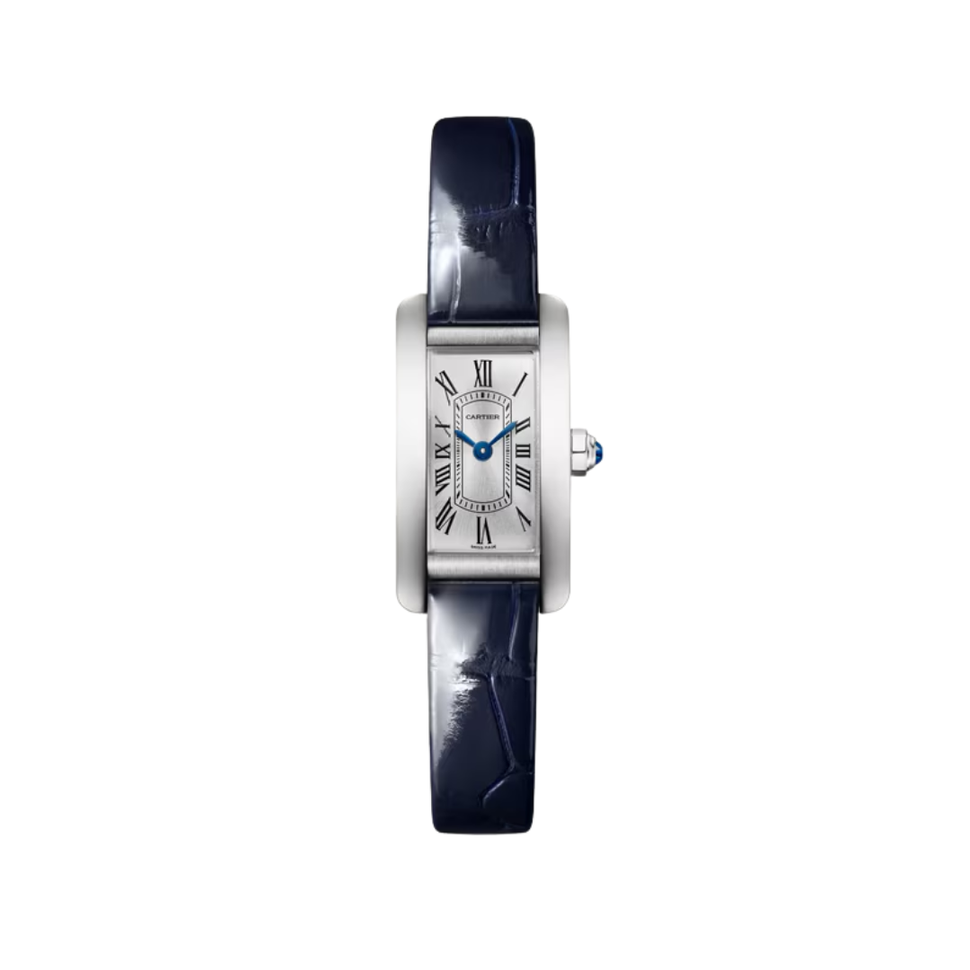 Đồng Hồ Cartier Tank Américaine Steel Silver Dial 15.2mm WSTA0116