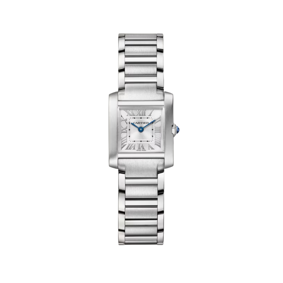 Đồng Hồ Cartier Tank Française Steel Silver Dial 21.2mm WSTA0129