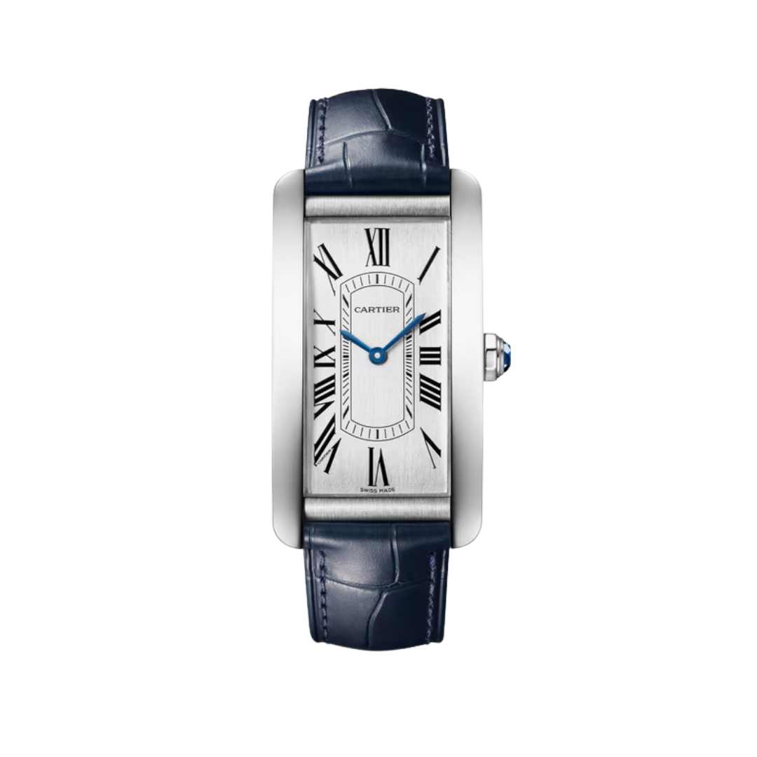 Đồng Hồ Cartier Tank Américaine Steel Silver Dial 24.4mm WSTA0083