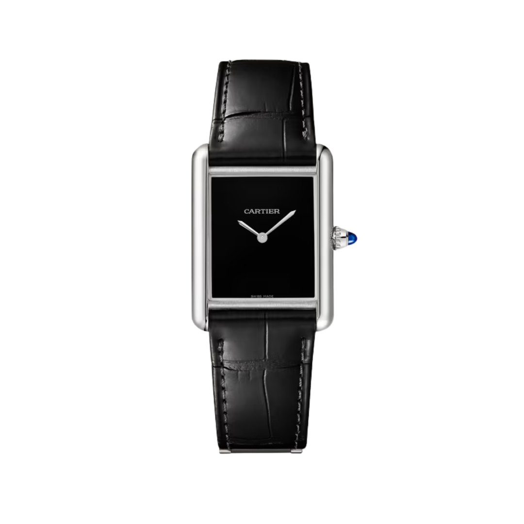 Đồng Hồ Cartier Tank Must De Cartier Steel Black Dial 25.5mm WSTA0108