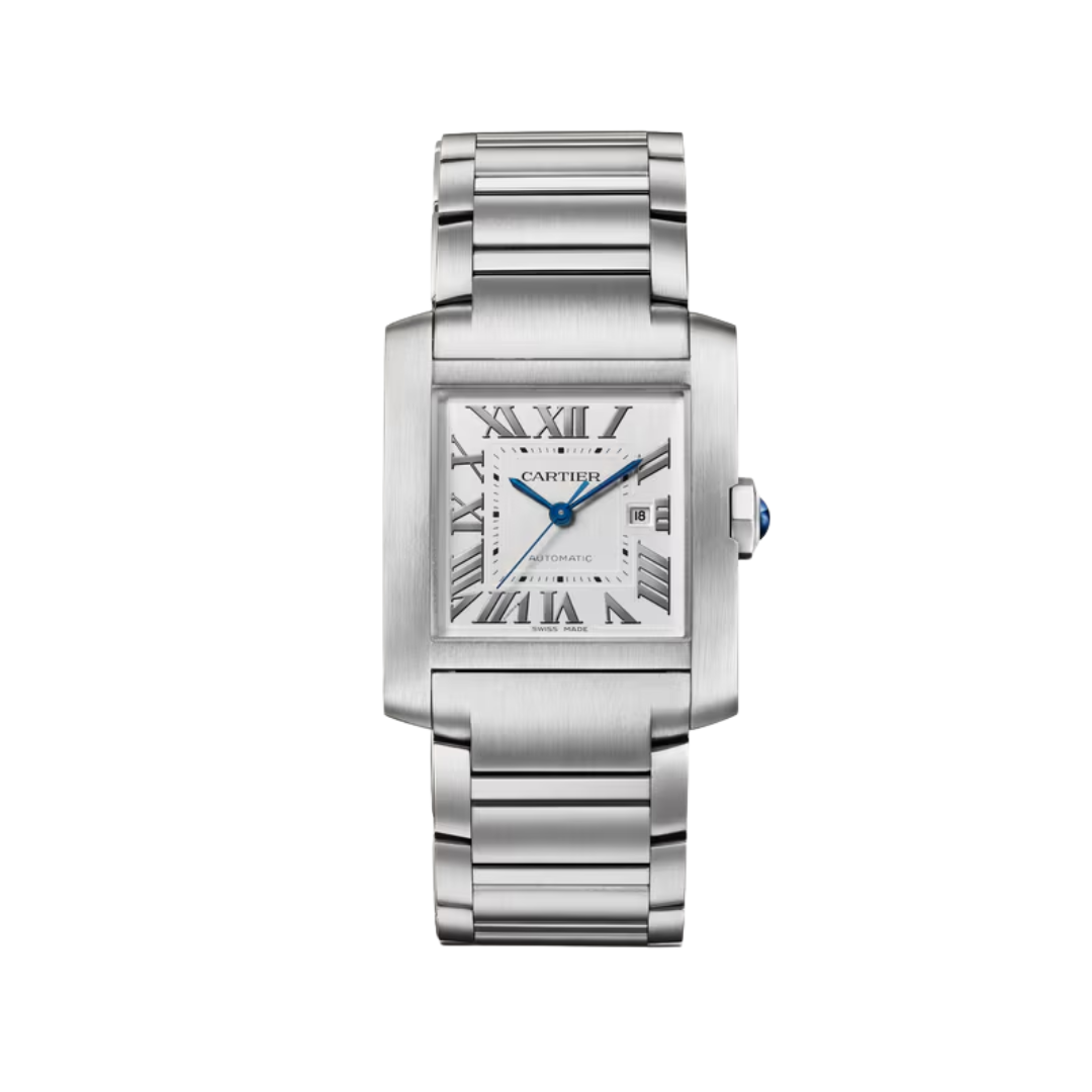 Đồng Hồ Cartier Tank Française Steel Silver Dial 30.5mm WSTA0067