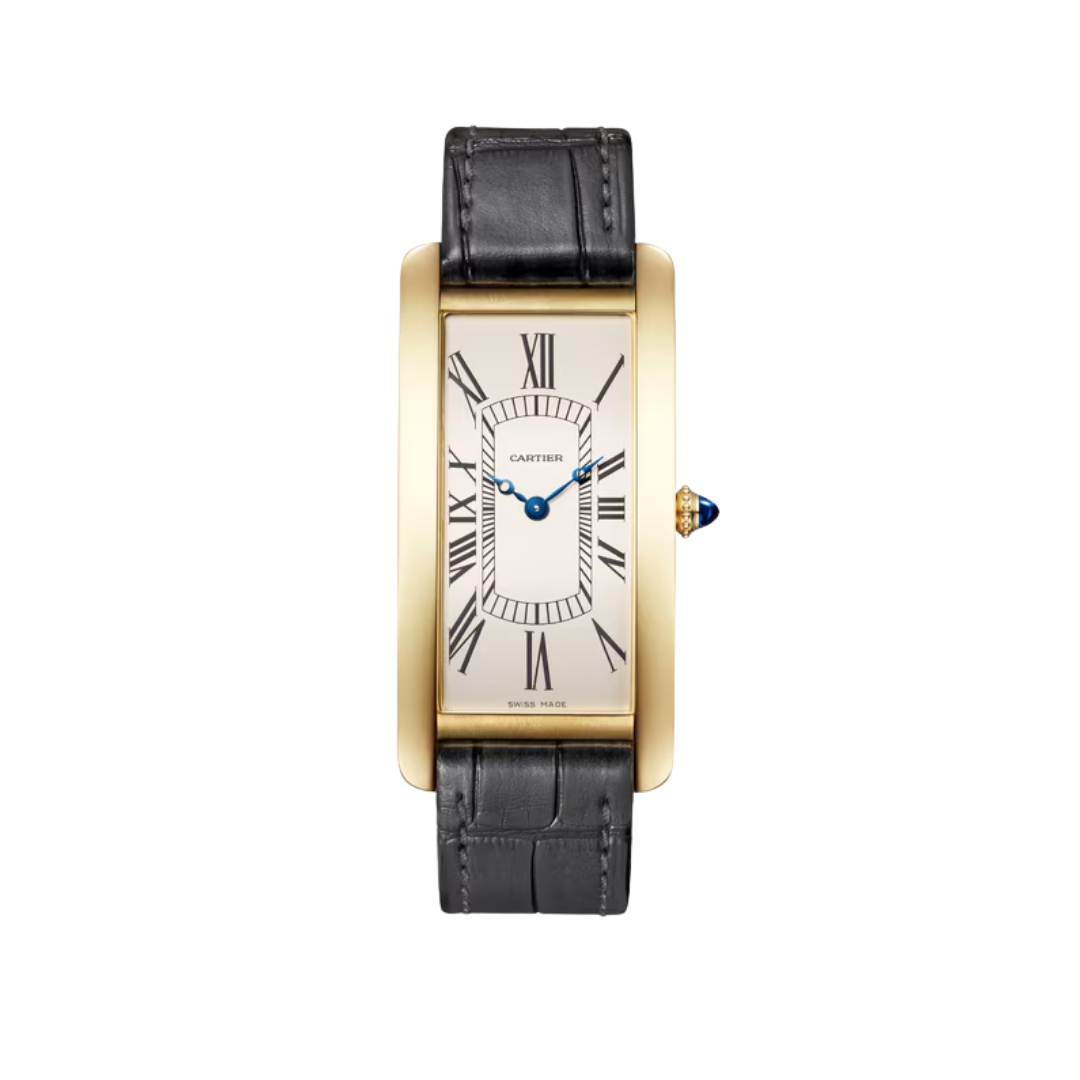 Đồng Hồ Cartier Tank Cintrée Yellow Gold Golden Dial 23mm WHTA0037