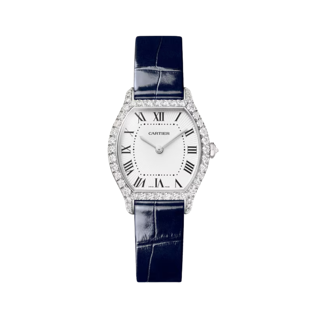 Đồng Hồ Cartier Tortue White Gold White Dial 26.8mm WJTO0014