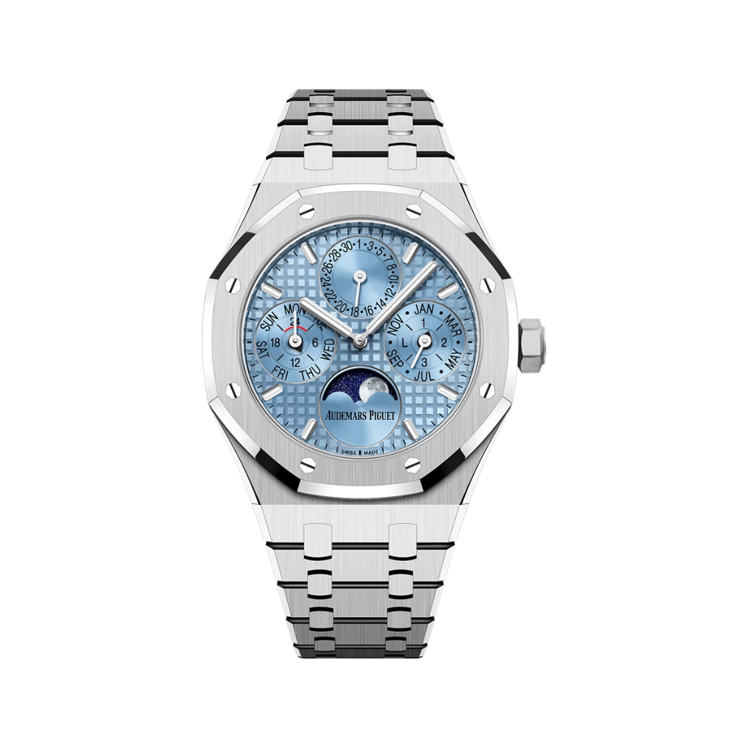 Đồng Hồ Audemars Piguet Royal Oak Light Blue 38mm 26684ST.OO.1356ST.01
