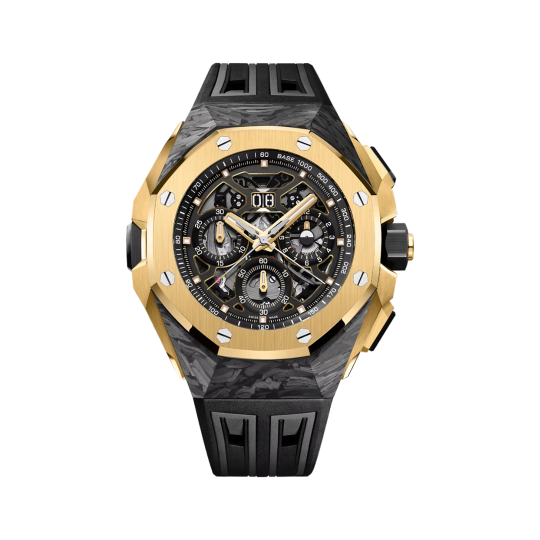 Đồng Hồ Audemars Piguet Royal Oak Concept Black Skeleton 43mm 26650FA.OO.D002CA.01