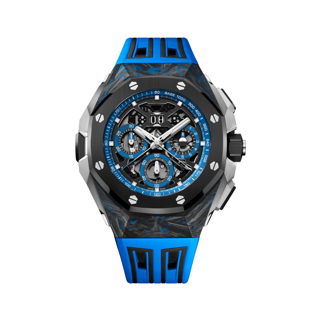 Đồng Hồ Audemars Piguet Royal Oak Concept Blue Skeleton 43mm 26650FO.OO.D353CA.01