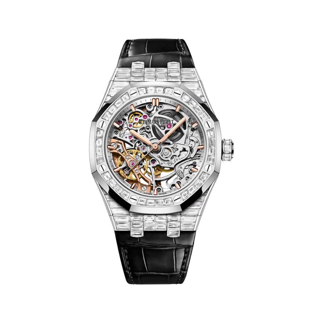 Đồng Hồ Audemars Piguet Royal Oak Diamond Skeleton 37mm 15469BC.ZZ.D001CR.01