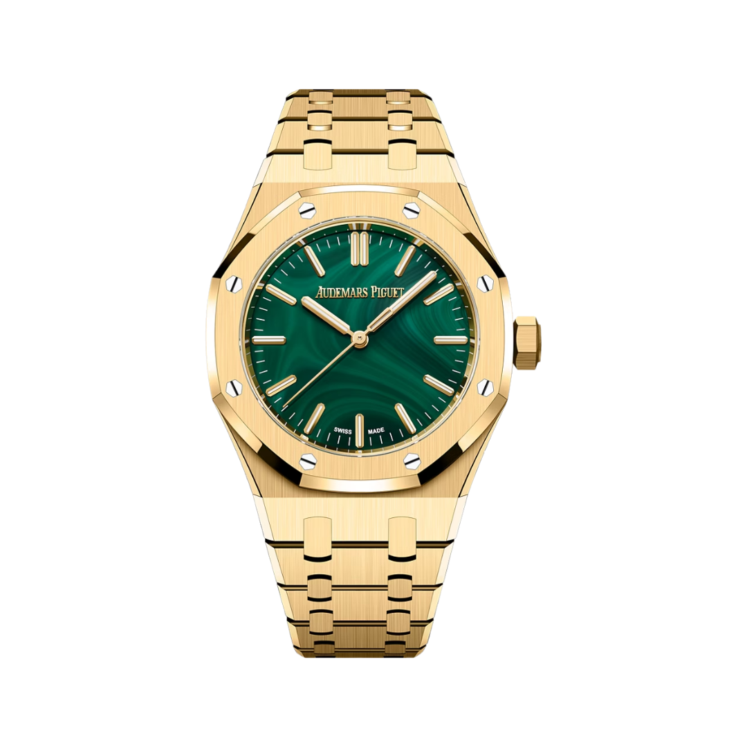 Đồng Hồ Audemars Piguet Royal Oak Green Malachite 37mm 15553BA.OO.1356BA.04