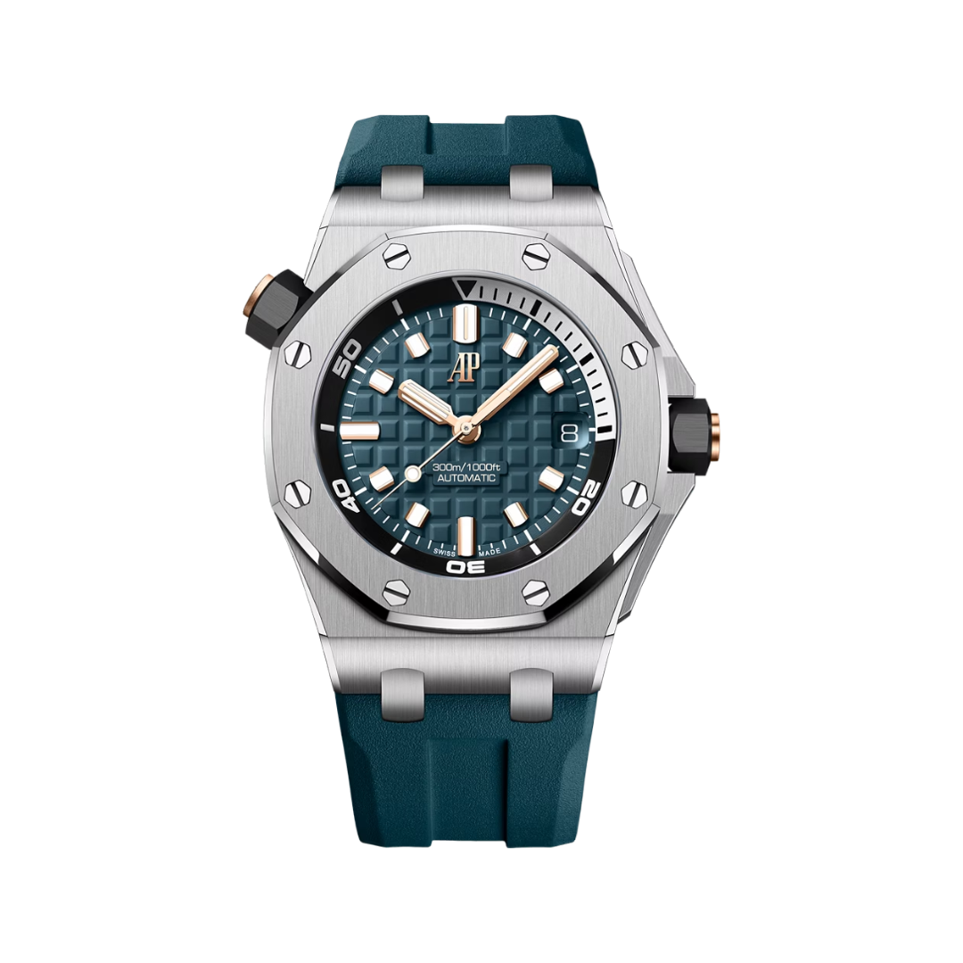 Đồng Hồ Audemars Piguet Royal Oak Offshore Teal Blue 42mm 15720ST.OO.A403CA.01