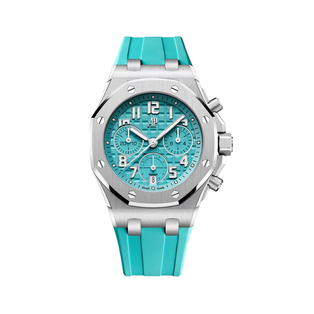 Đồng Hồ Audemars Piguet Royal Oak Offshore Turquoise 37mm 26430TI.OO.A358CA.01-B