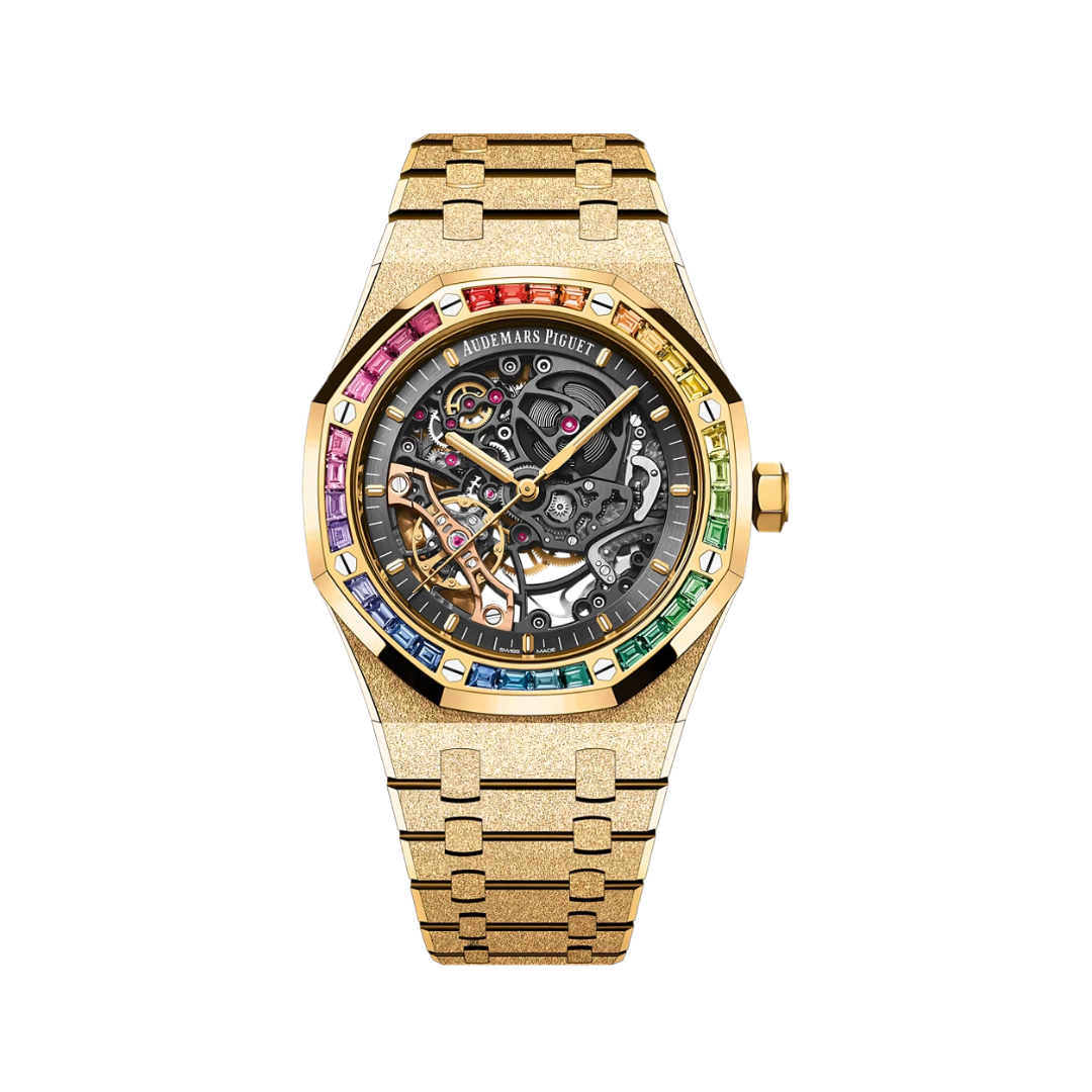 Đồng Hồ Audemars Piguet Royal Oak Slate Grey Skeleton 41mm 15412BA.YG.1224BA.01-B