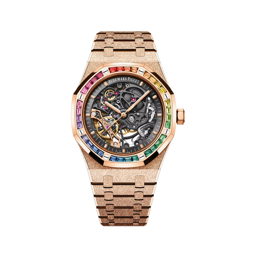 Đồng Hồ Audemars Piguet Royal Oak Slate Grey Skeleton 41mm 15412OR.YG.1224OR.01-B