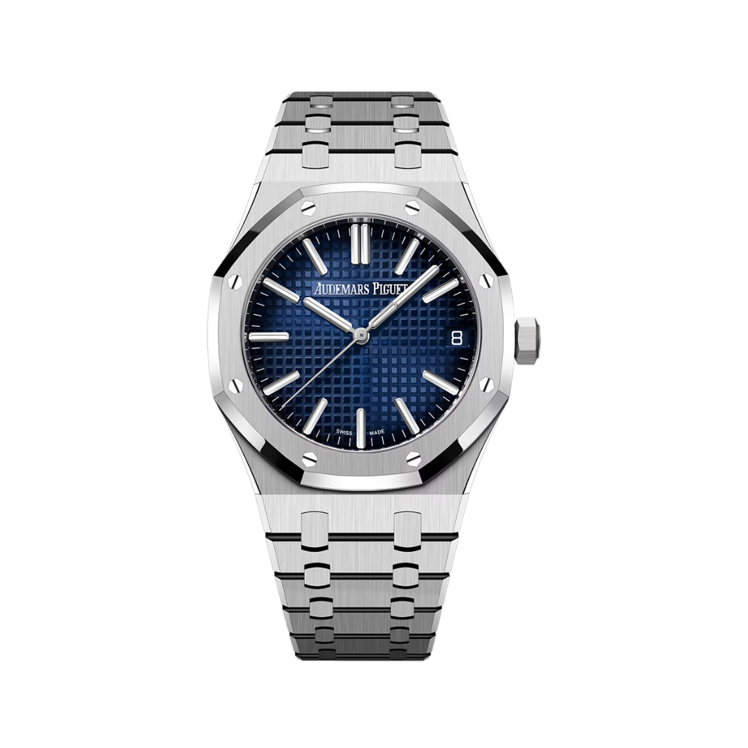 Đồng Hồ Audemars Piguet Royal Oak Dark Smoked Blue 41mm 15510BC.OO.1320BC.04