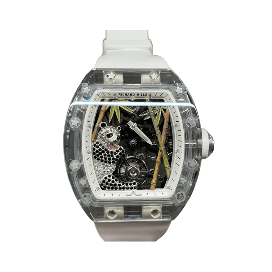 Đồng Hồ Richard Mille "Panda" RM 26-01 Tourbillon Sapphire Crystal Piece Unique