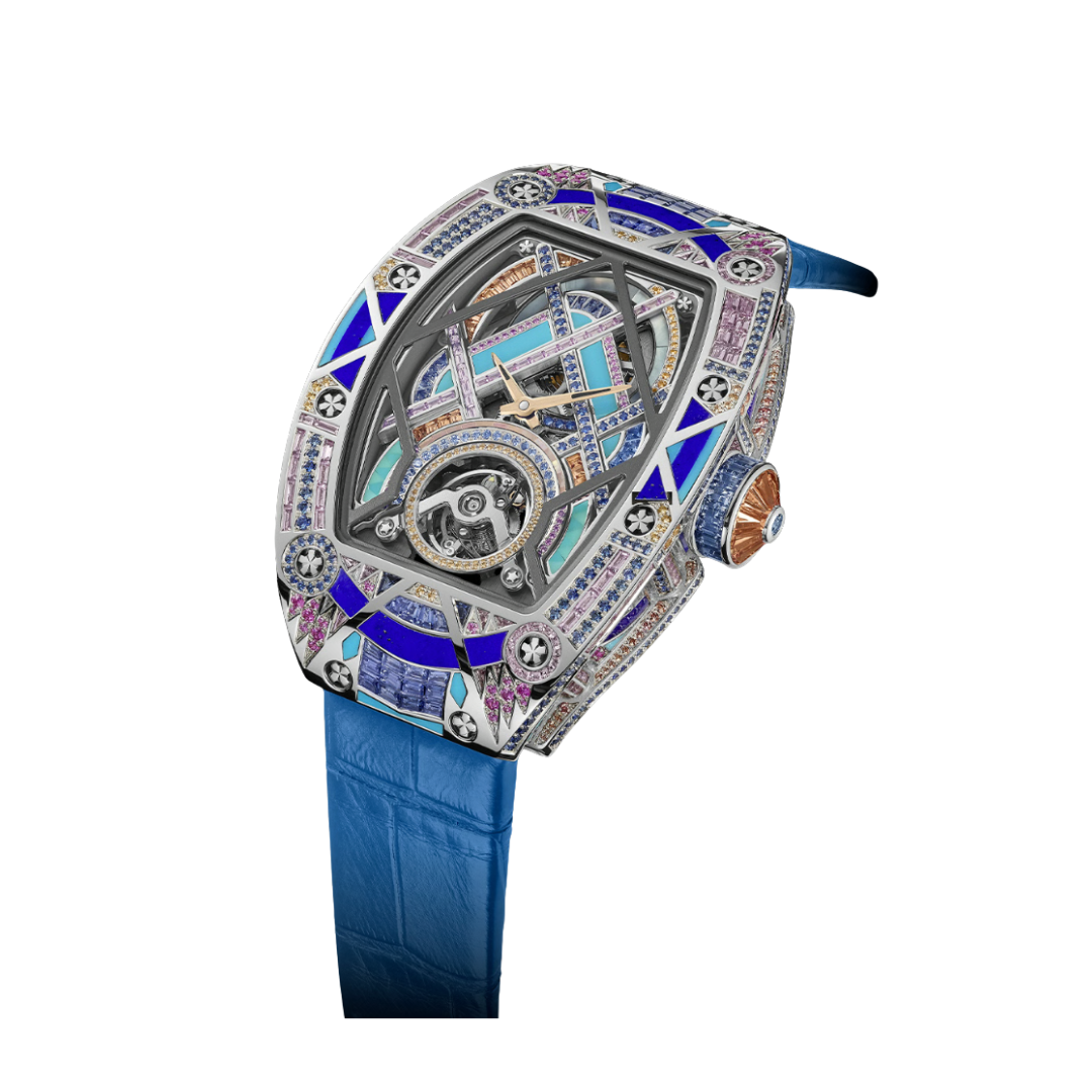 Đồng Hồ Richard Mille RM HJ-02 Blue Ballet Automatic Winding Tourbillon
