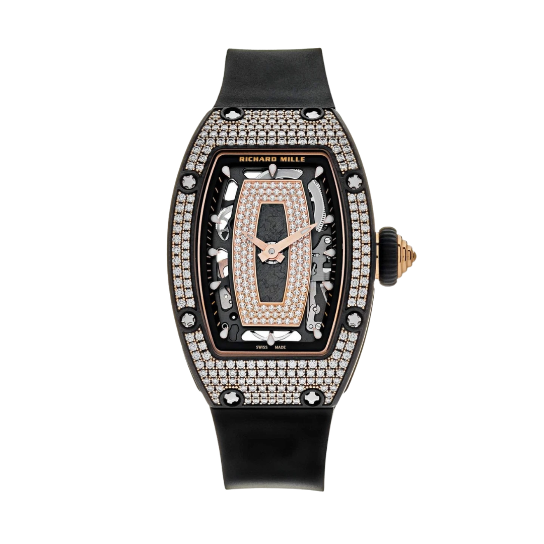 Đồng hồ Richard Mille RM 07-01 'Ladies' Rose Gold Carbon-TPT Diamond Bezel