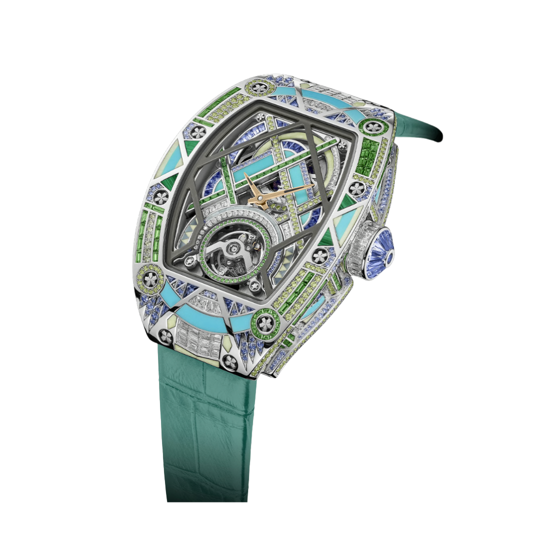 Đồng Hồ Richard Mille RM HJ-02 Green Gambit Automatic Winding Tourbillon