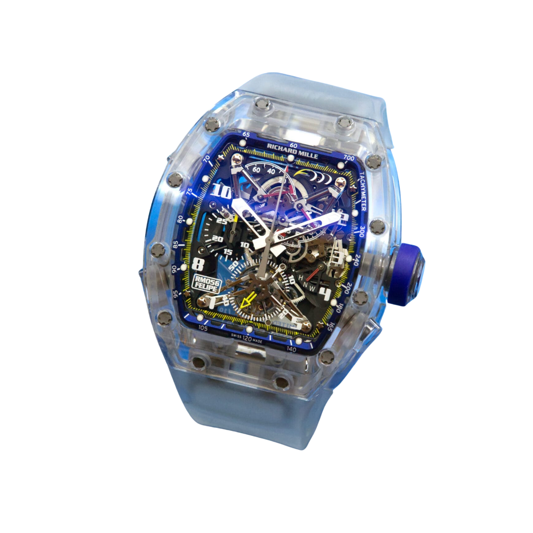Đồng Hồ Richard Mille RM056 Sapphire Felipe Massa Tourbillon Chronograph