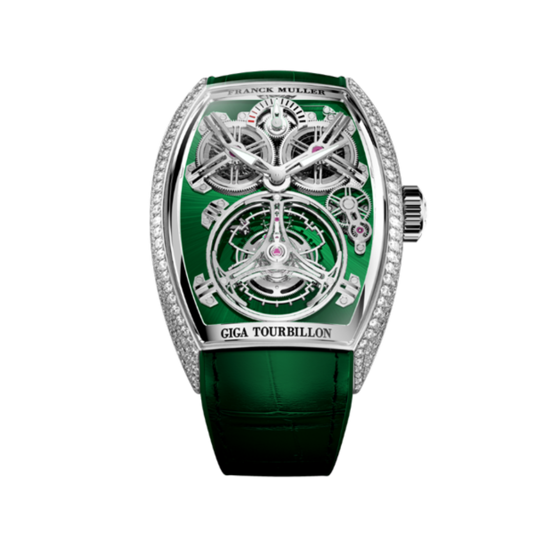 Đồng Hồ Franck Muller Curvex CX CX 38L T G PR SQT D OG OG White Gold Diamond