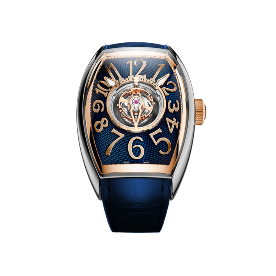 Đồng Hồ Franck Muller Curvex CX Grand Central Tourbillon CX 36 T CTR AC 5N Blue Dial