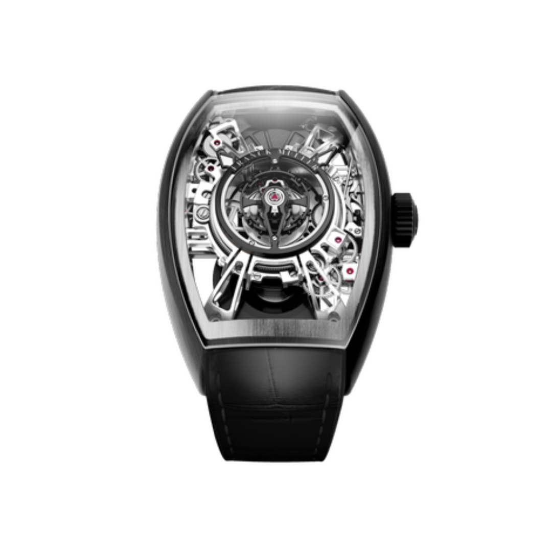 Đồng Hồ Franck Muller Grand Central Tourbillon Curvex CX Skeleton CX 36 T CTR SQT AC TTNRBR ACBR