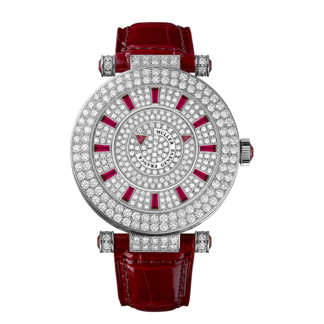 Đồng Hồ Franck Muller Round Double Mystery 42 DM D 2R CD Red Strap