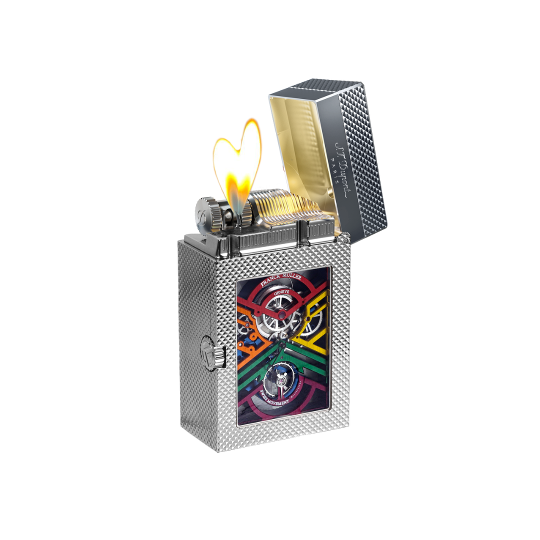 Đồng Hồ Franck Muller Master Lighter Franck Muller & ST Dupont Skeleton Tourbillon MASTER LIGHTER SC DF SQT COL DRM