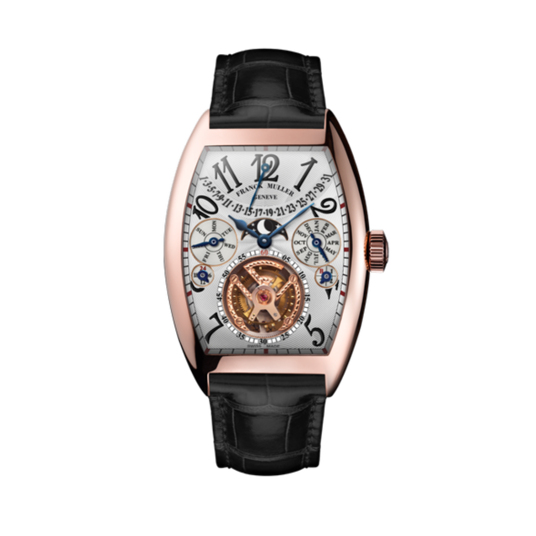 Đồng Hồ Franck Muller Perpetual Calendar 8880 T QP Rose Gold Black Strap