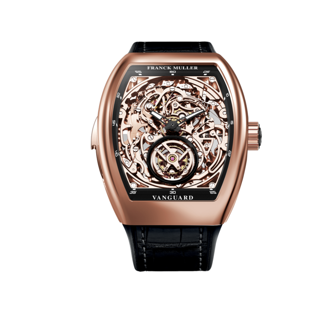 Đồng Hồ Franck Muller Tourbillon Minute Repeater Skeleton V 50 L RM T SQT (NR) Rose Gold Dial