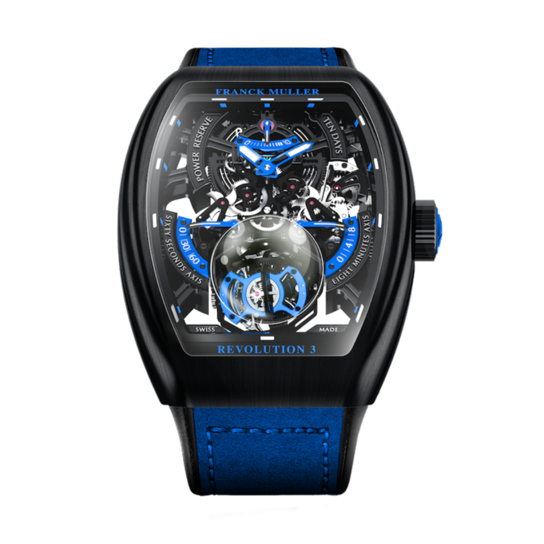 Đồng hồ Franck Muller Vanguard Revolution 3 Skeleton Tourbillon V 50 REV 3 SQT NR BR (BL)