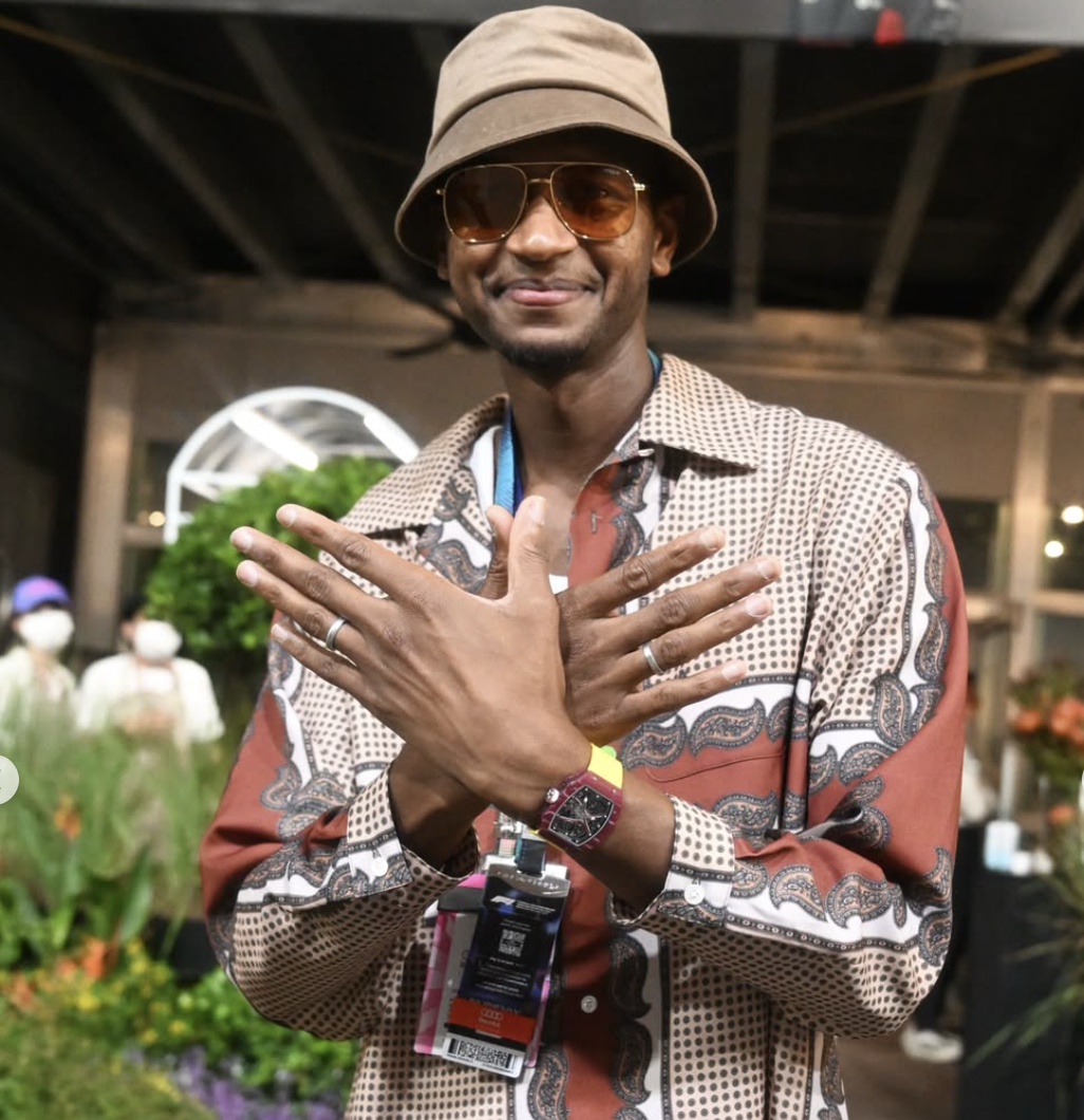 Mutaz Barshim (khách mời, vận động viên nhảy cao) đeo Richard Mille RM 67-02 Mutaz Barshim Edition